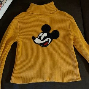Mickey Turtleneck crop top
